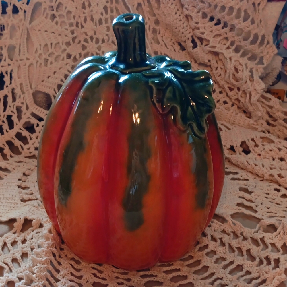 Fall pumpkin ceramic